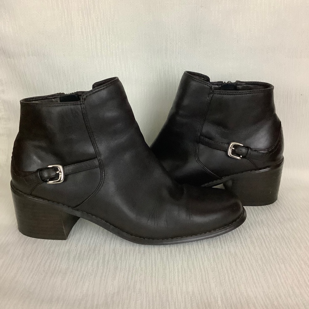 KAREN SCOTT “Rodeo” Brown Leather Booties SZ-7W
